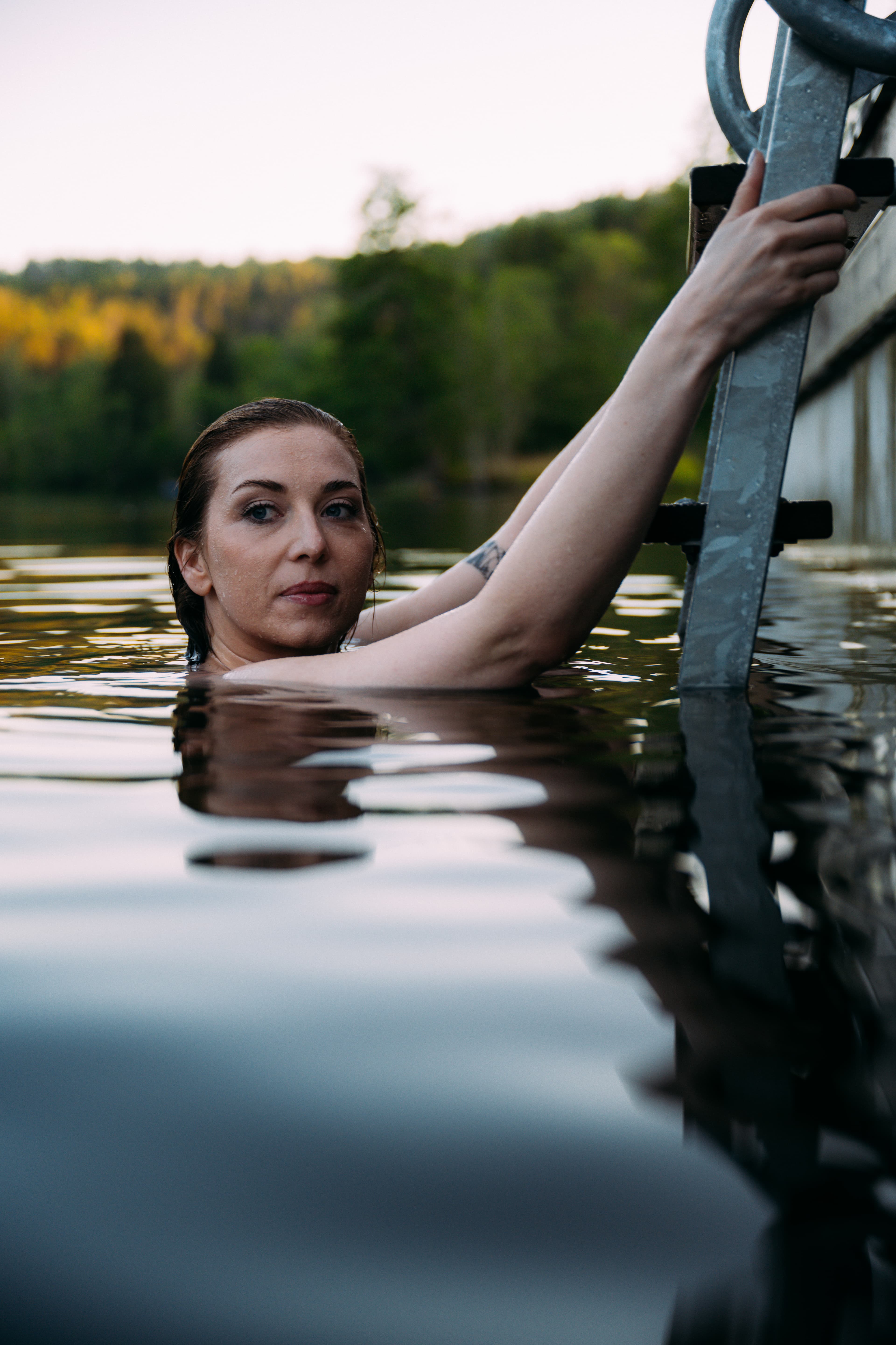 Skogens rom Sauna i Lunde ved Telemarkskanalen